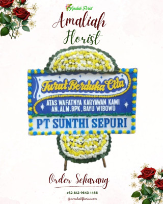 Papan Bunga Duka di Tancep