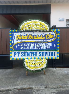 Papan Bunga Duka di Tancep